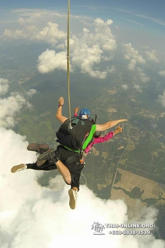 Тандем Скайдайвинг Thai Sky Adventures парашют прыжки Паттайя фото 54