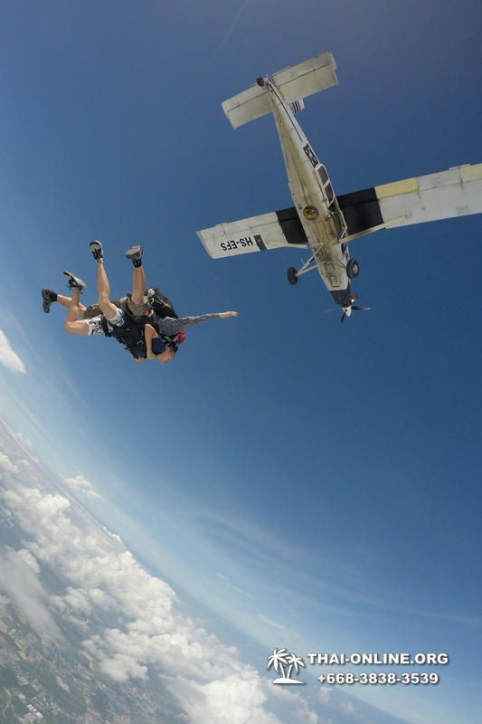 Тандем Скайдайвинг Thai Sky Adventures парашют прыжки Паттайя фото 67