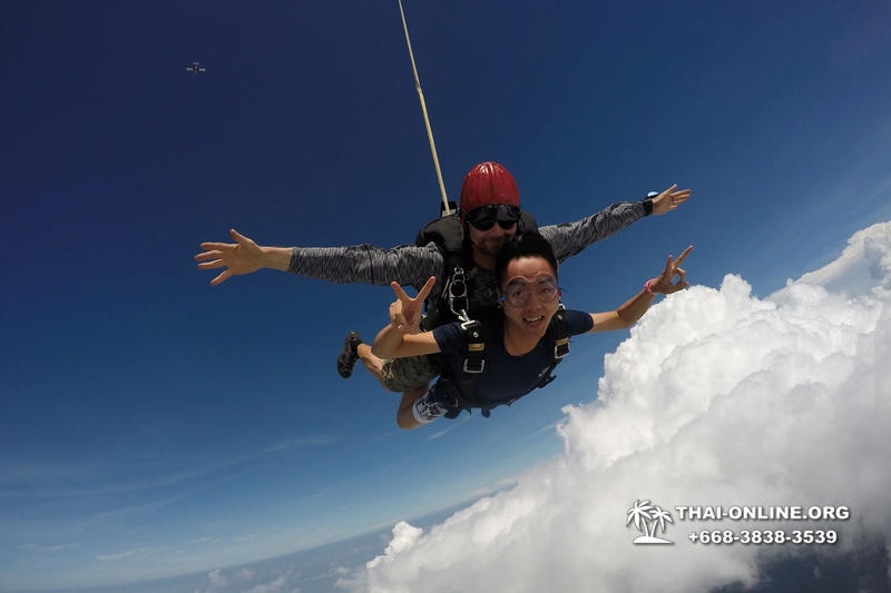 Тандем Скайдайвинг Thai Sky Adventures парашют прыжки Паттайя фото 69
