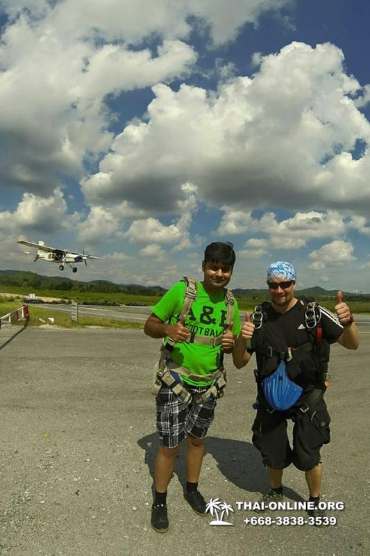 Тандем Скайдайвинг Thai Sky Adventures парашют прыжки Паттайя фото 22