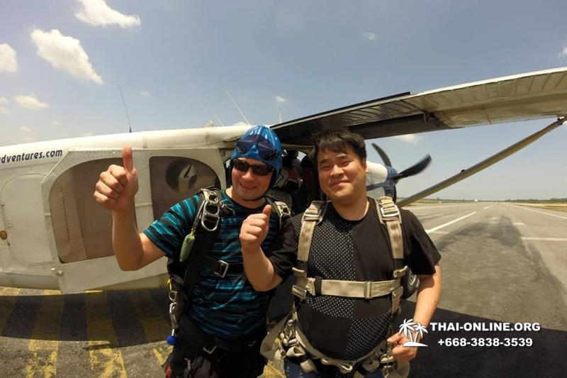 Тандем Скайдайвинг Thai Sky Adventures парашют прыжки Паттайя фото 28