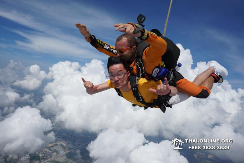Тандем Скайдайвинг Thai Sky Adventures парашют прыжки Паттайя фото 48