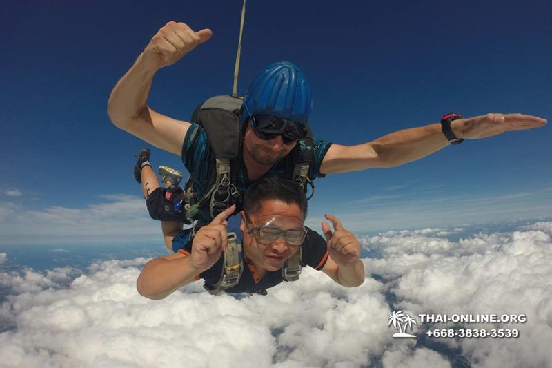 Тандем Скайдайвинг Thai Sky Adventures парашют прыжки Паттайя фото 57