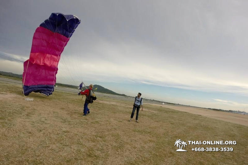 Тандем Скайдайвинг Thai Sky Adventures парашют прыжки Паттайя фото 60