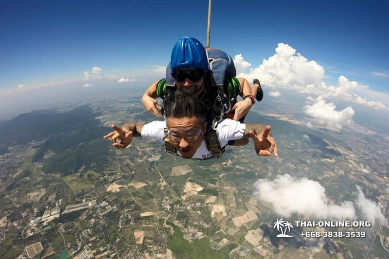 Тандем Скайдайвинг Thai Sky Adventures парашют прыжки Паттайя фото 23