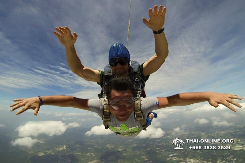 Тандем Скайдайвинг Thai Sky Adventures парашют прыжки Паттайя фото 45