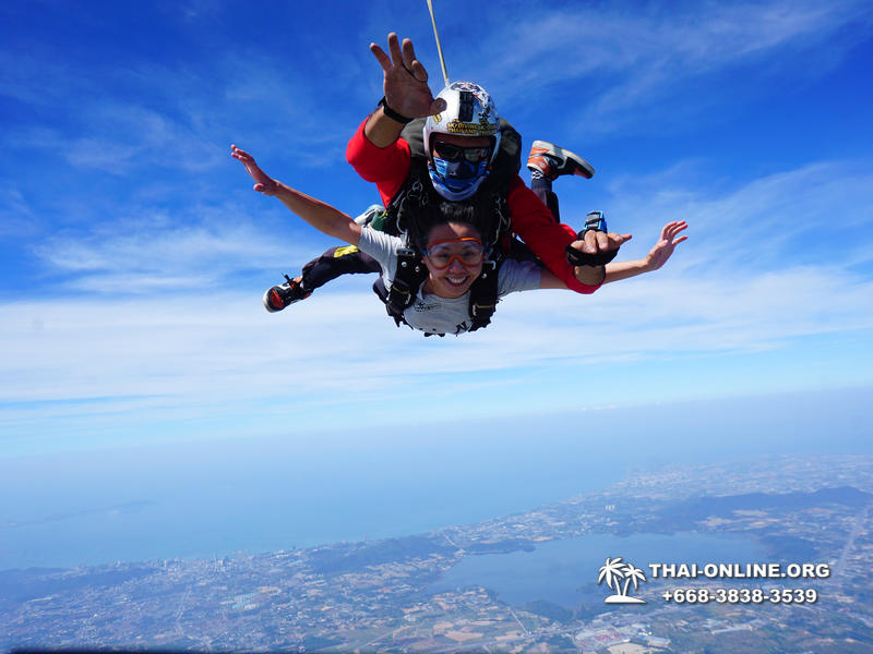 Тандем Скайдайвинг Thai Sky Adventures парашют прыжки Паттайя фото 82