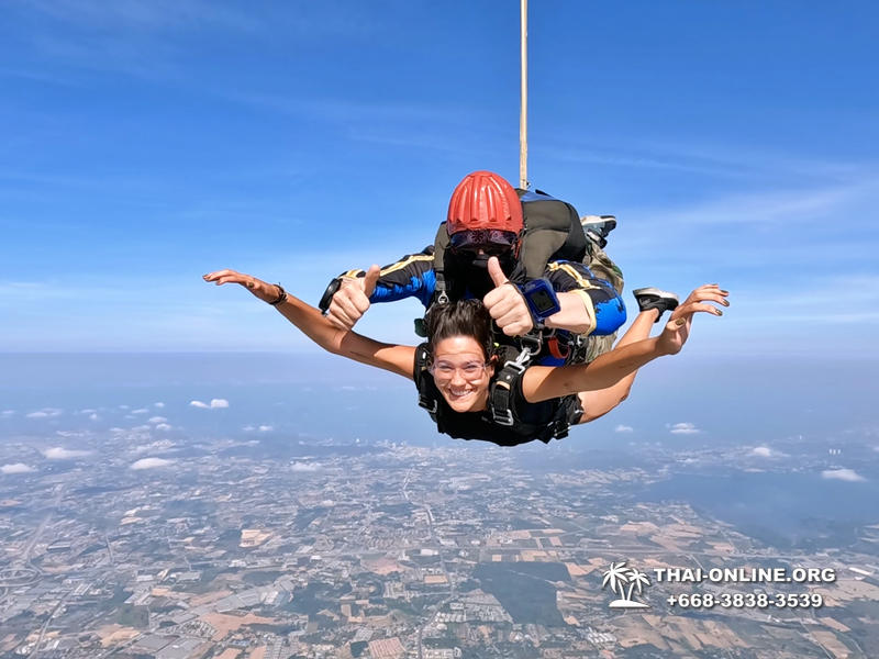 Тандем Скайдайвинг Thai Sky Adventures парашют прыжки Паттайя фото 89