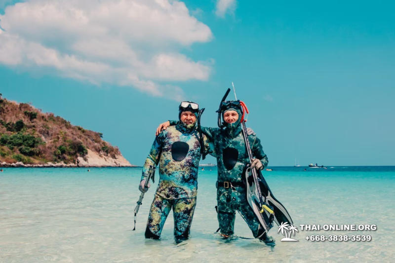 Паттайя Таиланд подводная охота на острове Ко Ларн - фото 180