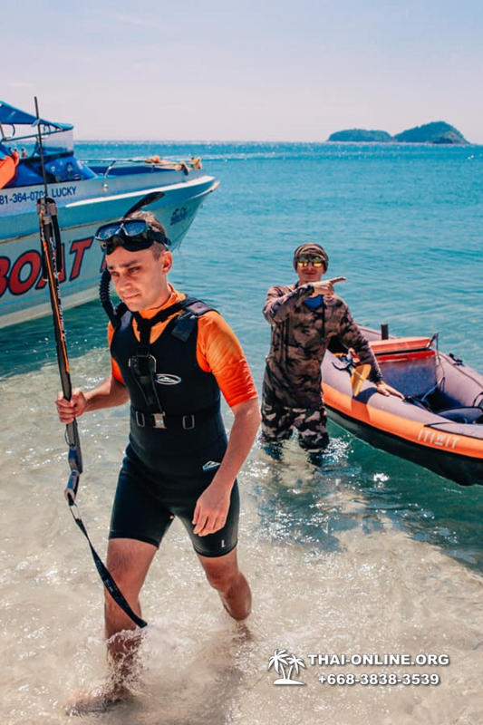 Паттайя Таиланд подводная охота на острове Ко Ларн - фото 47