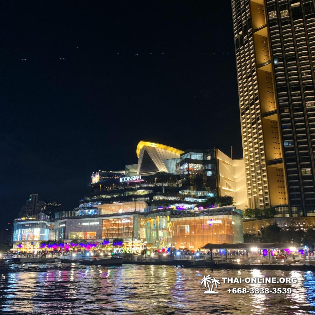 Самые потрясающие виды старинного и современного Бангкока, посещение крыши и прозрачной площадки скайволк небоскреба Маханакхон, круиз на новом фешенебельном трёхпалубном лайнере по реке Чао Прайя, осмотр храмов и исторической части города - фото 14