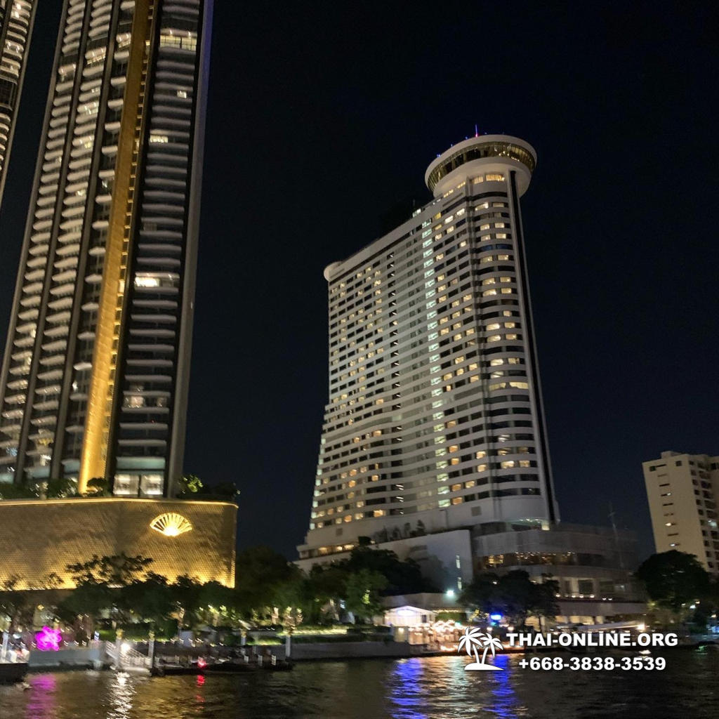 Самые потрясающие виды старинного и современного Бангкока, посещение крыши и прозрачной площадки скайволк небоскреба Маханакхон, круиз на новом фешенебельном трёхпалубном лайнере по реке Чао Прайя, осмотр храмов и исторической части города - фото 15