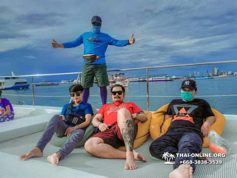 Sea Breeze катамаран в Тайланде Паттайя тур на остров Ко Пхай фото 25