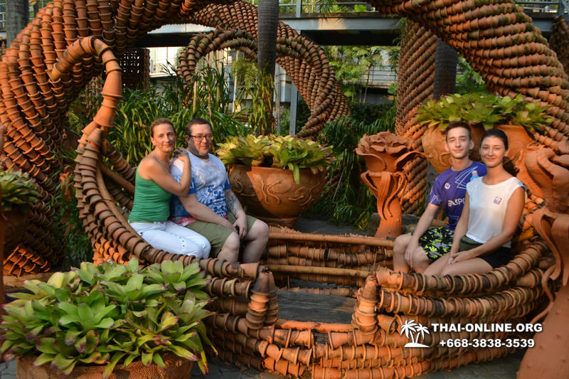 Тропический сад Нонг Нуч с обедом и шоу змей экскурсия в Паттайе фото 56