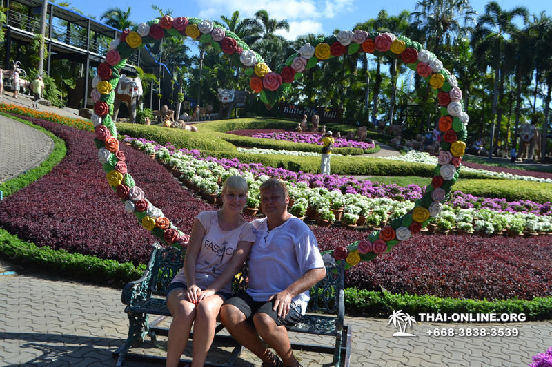 Тропический сад Нонг Нуч с обедом и шоу змей экскурсия в Паттайе фото 4