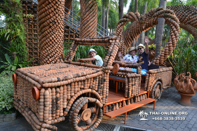 Тропический сад Нонг Нуч с обедом и шоу змей экскурсия в Паттайе фото 25