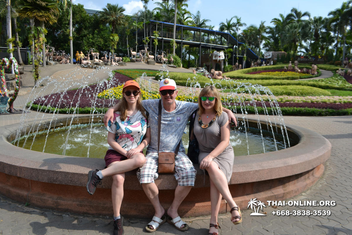 Тропический сад Нонг Нуч с обедом и шоу змей экскурсия в Паттайе фото 1