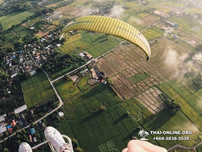 Полет на паратрайке в Паттайе, полет параплан Тайланд - фото тура 13