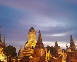 Вечерняя Аюттайя экскурсия из Паттайи в Таиланде - фото 359