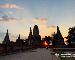 Вечерняя Аюттайя экскурсия из Паттайи в Таиланде - фото 363