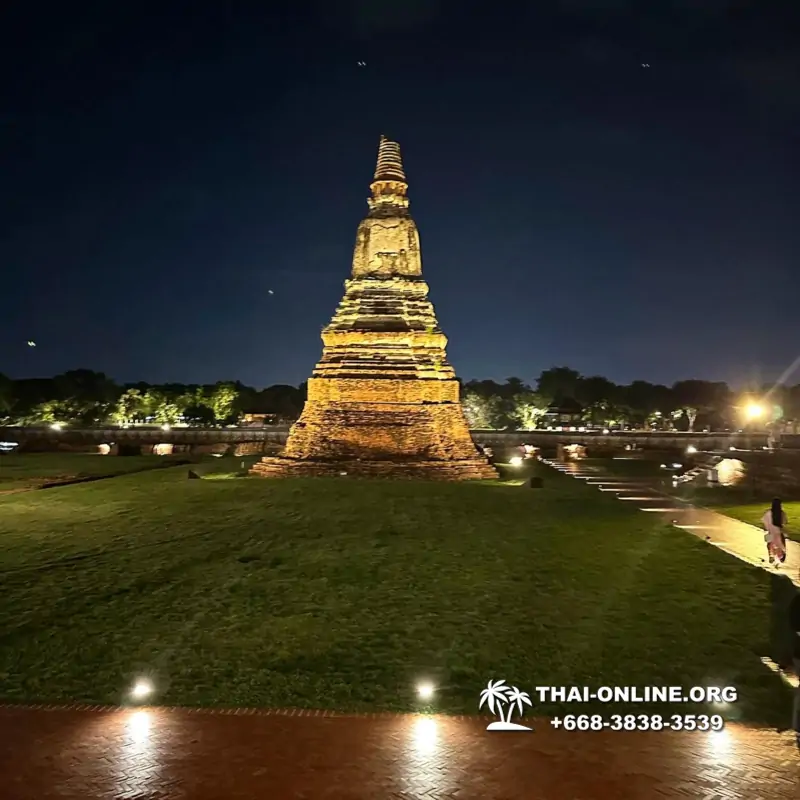 Вечерняя Аюттайя экскурсия из Паттайи в Таиланде - фото 230