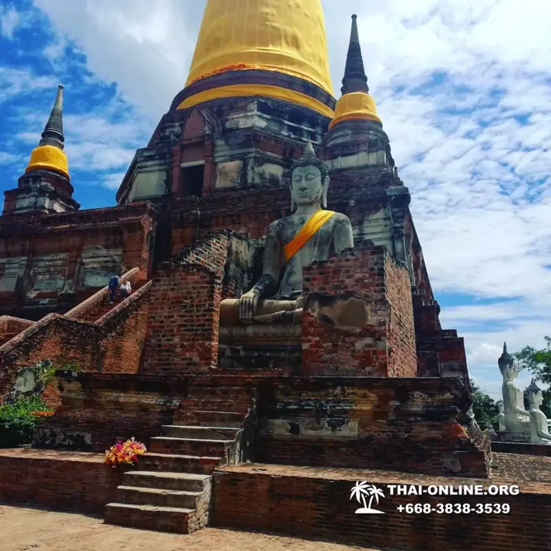 Вечерняя Аюттайя экскурсия из Паттайи в Таиланде - фото 81