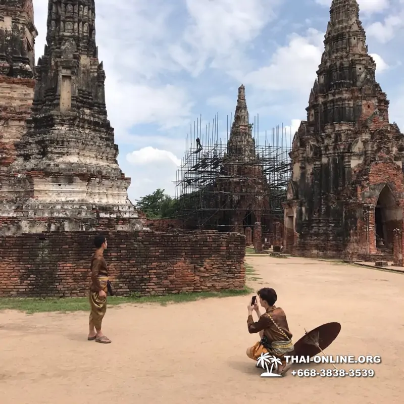 Вечерняя Аюттайя экскурсия из Паттайи в Таиланде - фото 80