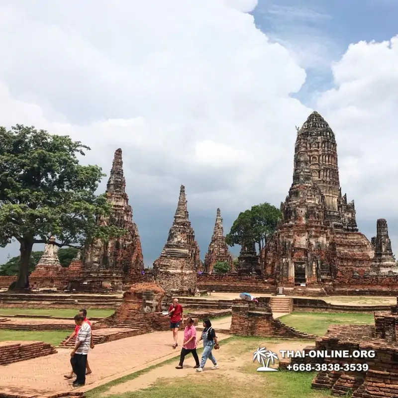 Вечерняя Аюттайя экскурсия из Паттайи в Таиланде - фото 78