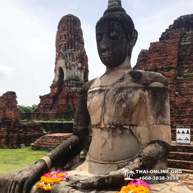 Вечерняя Аюттайя экскурсия из Паттайи в Таиланде - фото 71