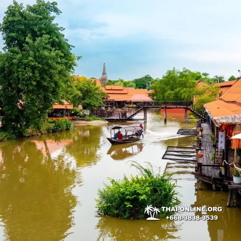 Вечерняя Аюттайя экскурсия из Паттайи в Таиланде - фото 203