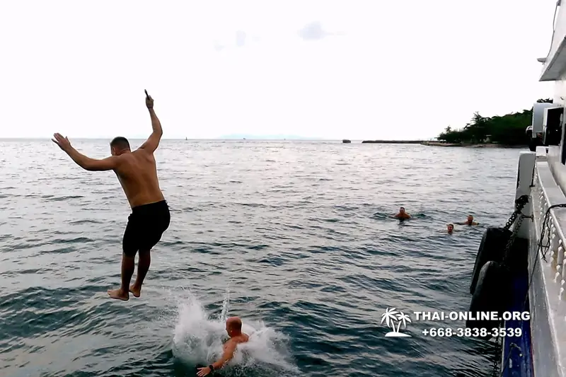 Party Island морская экскурсия по островам Ко Пхай и Ко Сак в Паттайе Тайланде фотография 73