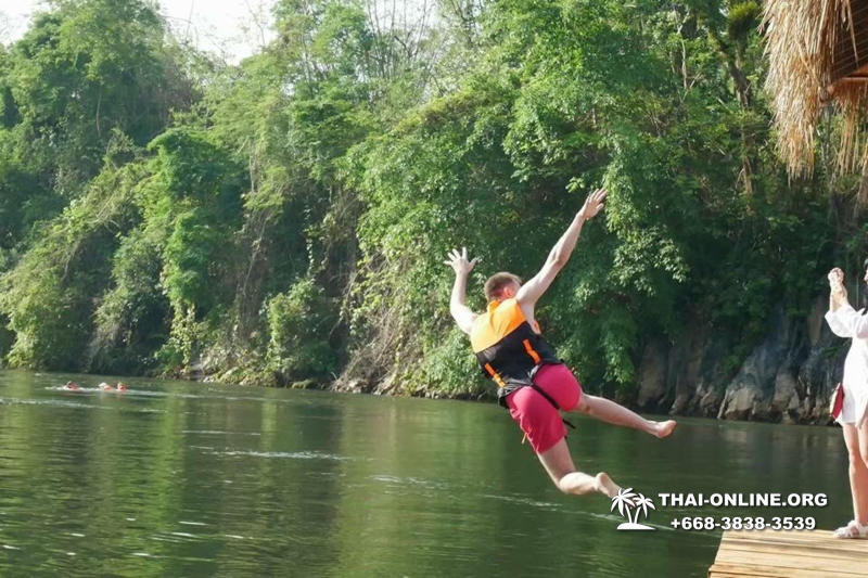 Рай на реке Квай поездка из Паттайи в Таиланде - фото Thai-Online 80