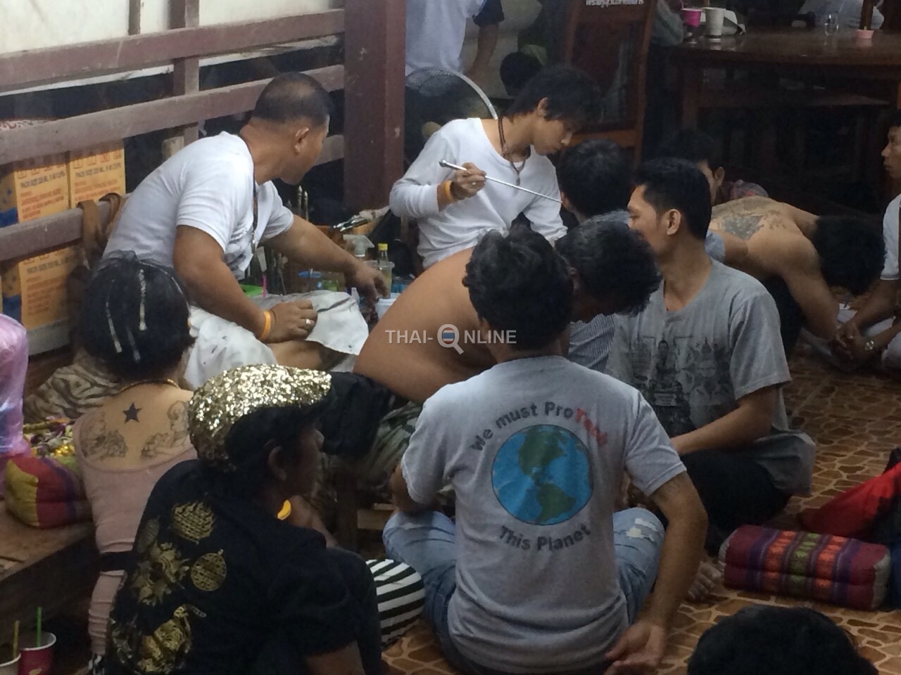 Sak Yant tattoos in Forest Temple trip from Pattaya Thailand photo 19