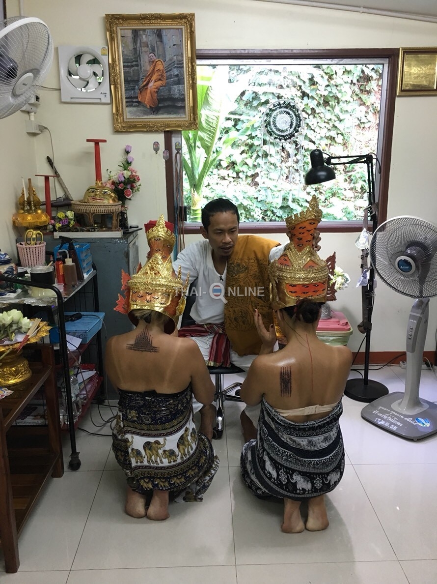 Sak Yant tattoos in Forest Temple trip from Pattaya Thailand photo 14