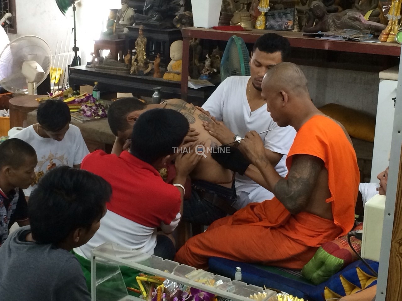 Sak Yant tattoos in Forest Temple trip from Pattaya Thailand photo 3