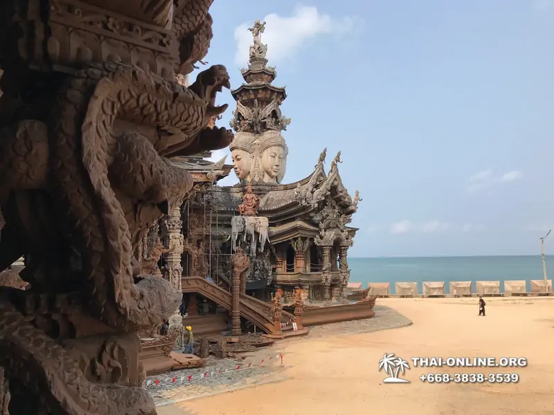 The Sanctuary of Truth Паттайя экскурсия Храм Истины компании Seven Countries в Паттайе Таиланде фото 30