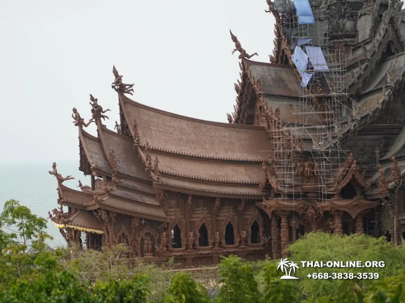 The Sanctuary of Truth Паттайя экскурсия Храм Истины компании Seven Countries в Паттайе Таиланде фото 28