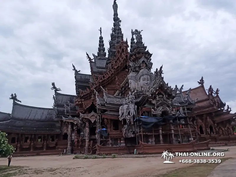 The Sanctuary of Truth Паттайя экскурсия Храм Истины компании Seven Countries в Паттайе Таиланде фото 26