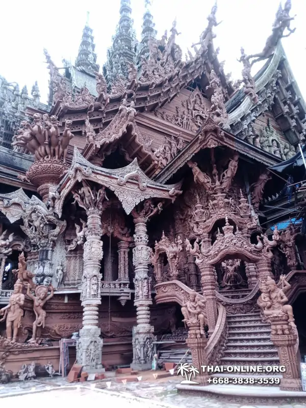 The Sanctuary of Truth Паттайя экскурсия Храм Истины компании Seven Countries в Паттайе Таиланде фото 10