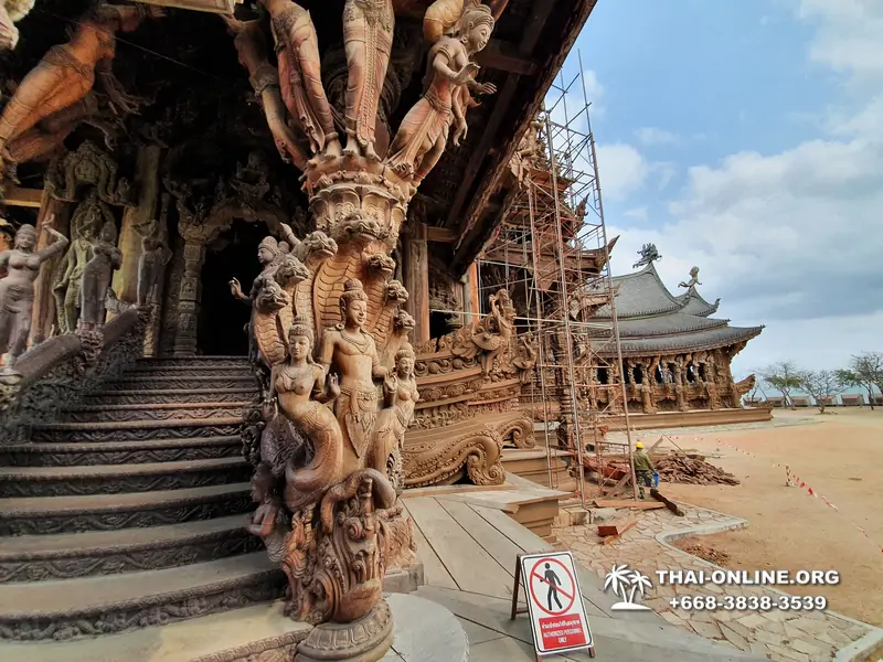 The Sanctuary of Truth Паттайя экскурсия Храм Истины компании Seven Countries в Паттайе Таиланде фото 17