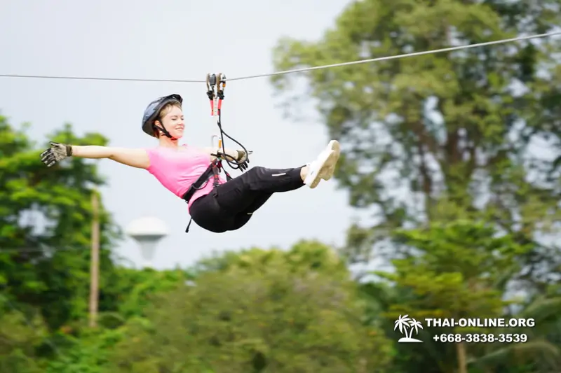 Tarzan Flight TreeTop Trail and Tarzan Adventure Pattaya Таиланд 75