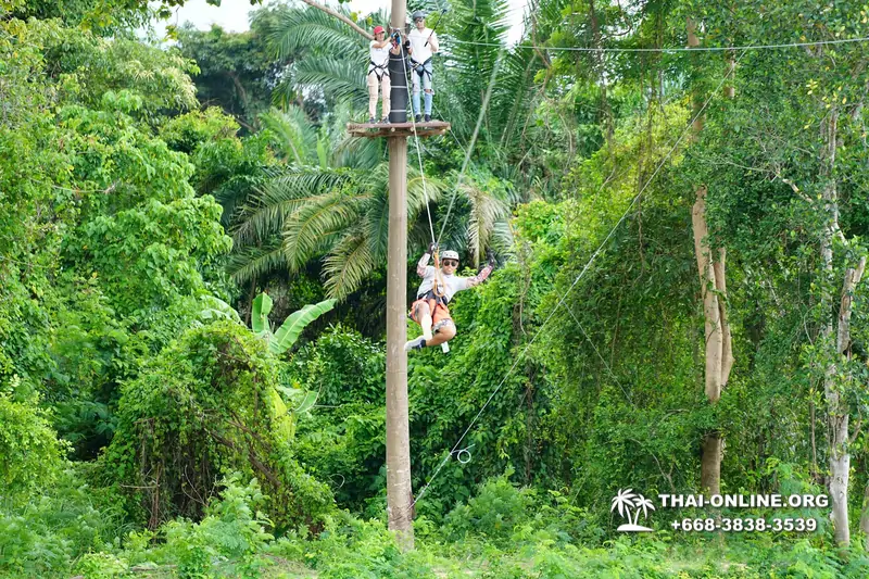 Tarzan Flight TreeTop Trail and Tarzan Adventure Pattaya Таиланд 10